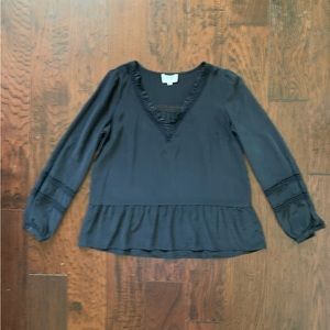 Sezane 100% silk top